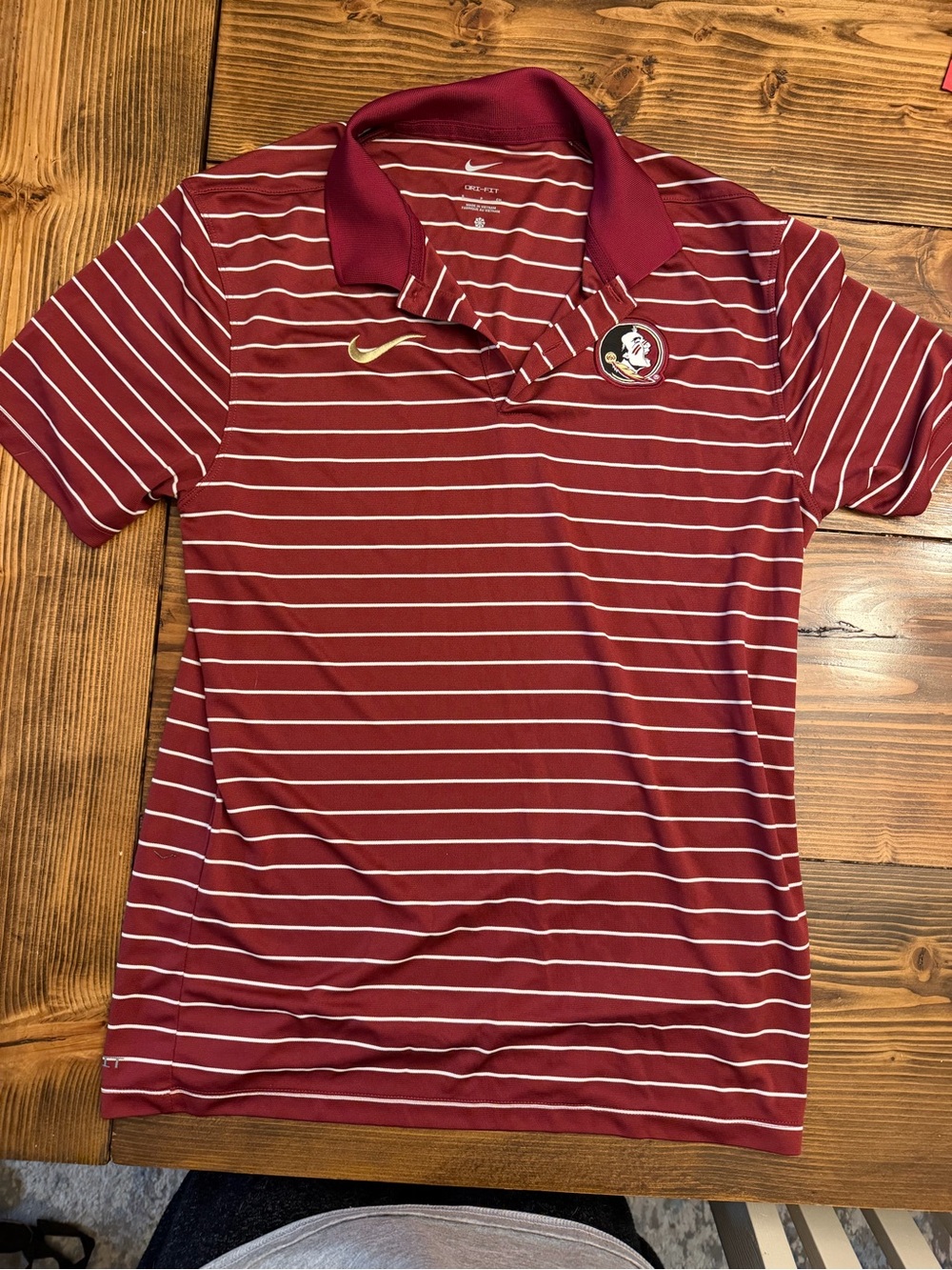 Nik Striped Polo Shirt Florida state